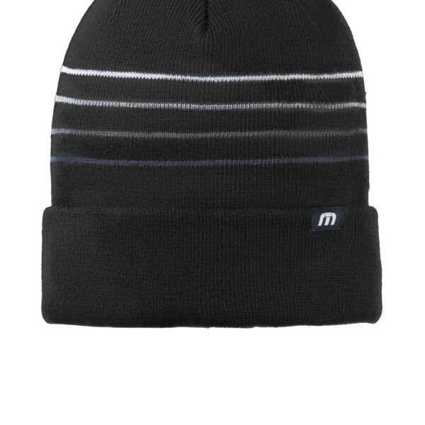 Travis Mathew Striped Cuffed Beanie TM1MY393 Striped Cuffed Beanie Thumbnail