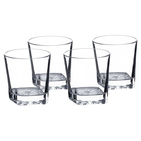 11 oz. Square Rocks Glasses - Set of 4 DG301S 11 oz. Square Rocks Glasses - Set of 4 Thumbnail