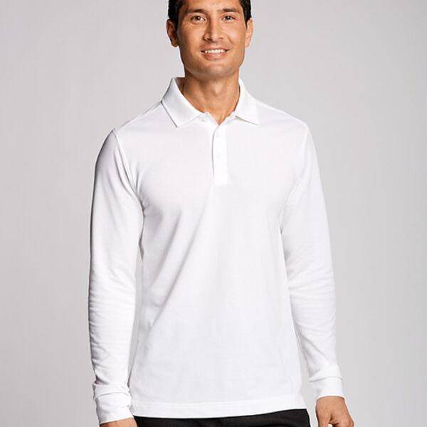 Cutter & Buck Cutter & Buck Advantage Tri-Blend Pique Mens Big and Tall Long Sleeve Polo BCK09322 Cutter & Buck Advantage Tri-Blend Pique Mens Big and Tall Long Sleeve Polo Thumbnail