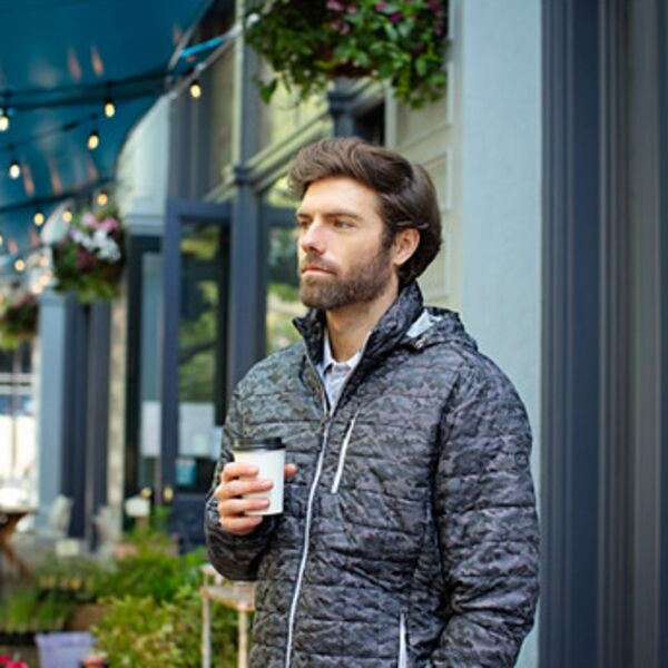 Cutter & Buck Cutter & Buck Rainier PrimaLoft Mens Eco Insulated Full Zip Printed Puffer Jacket MCO00068 Cutter & Buck Rainier PrimaLoft Mens Eco Insulated Full Zip Printed Puffer Jacket Thumbnail