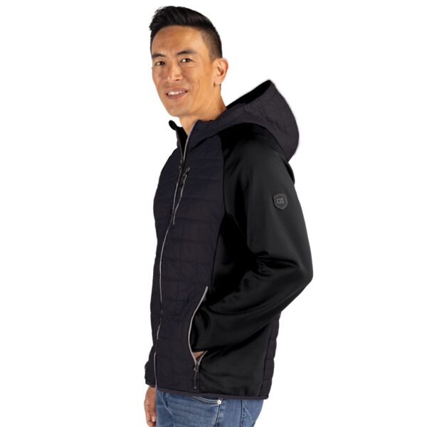 Cutter & Buck Cutter & Buck Rainier Primaloft Mens Eco Full Zip Hybrid Jacket MCO00092 Cutter & Buck Rainier Primaloft Mens Eco Full Zip Hybrid Jacket Thumbnail