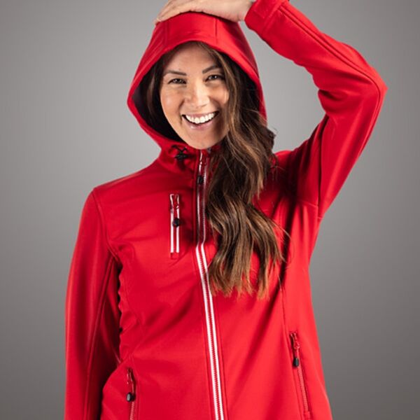 Clique Clique Telemark Eco Stretch Softshell Full Zip Womens Hooded Jacket LQO00061 Clique Telemark Eco Stretch Softshell Full Zip Womens Hooded Jacket Thumbnail