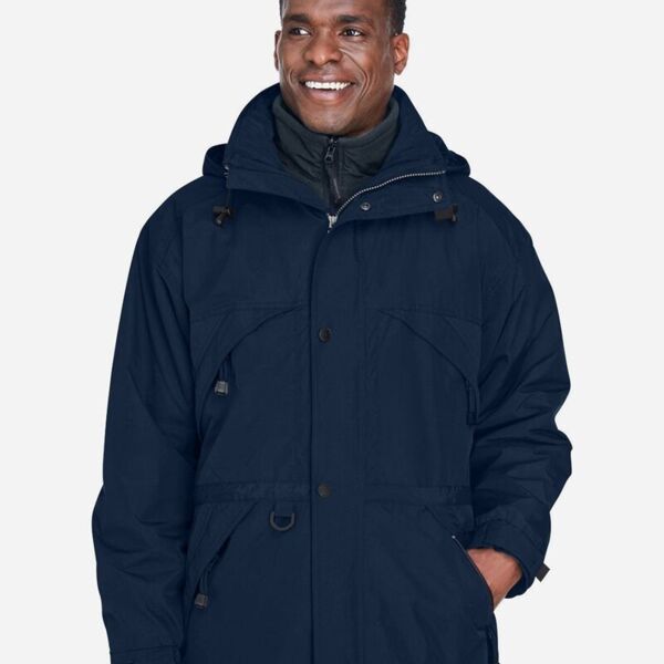 North End Men's 3-in-1 Parka with Dobby Trim 88007 Men's 3-in-1 Parka with Dobby Trim Thumbnail