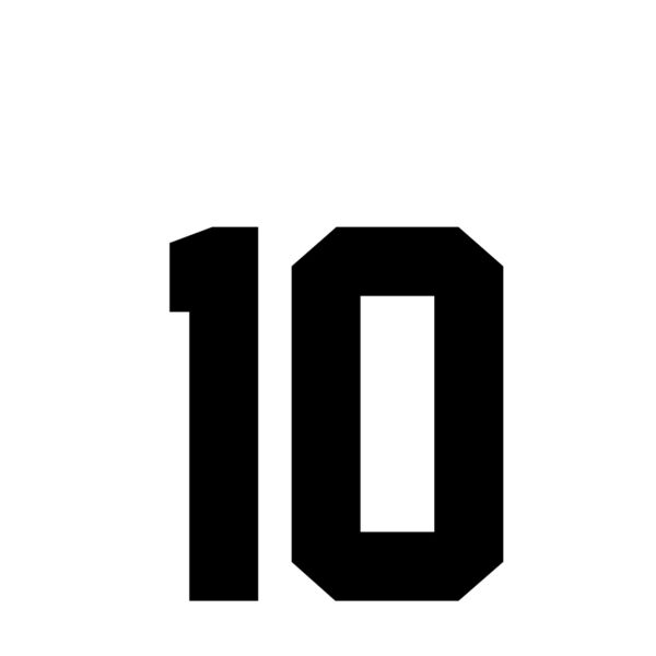 92 Threads Jersey Numbers 007 Jersey Numbers Thumbnail