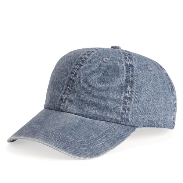 Mega Cap Washed Denim Cap 7610 Washed Denim Cap Thumbnail