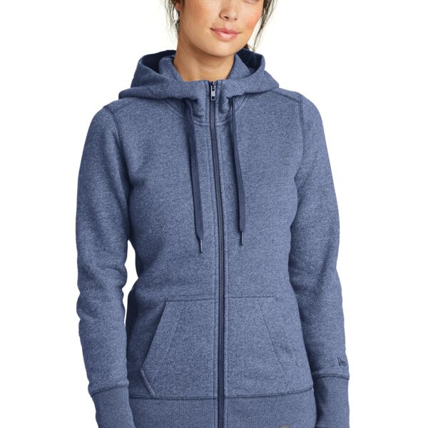 New Era ® Ladies French Terry Full Zip Hoodie LNEA502 ® Ladies French Terry Full Zip Hoodie Thumbnail